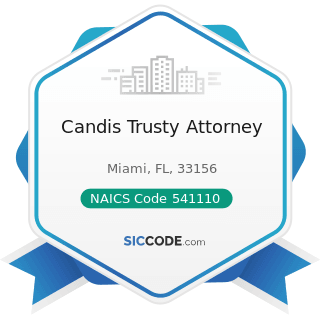 Candis Trusty Attorney - NAICS Code 541110 - Offices of Lawyers