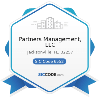 Partners Management, LLC - SIC Code 6552 - Land Subdividers and Developers, except Cemeteries