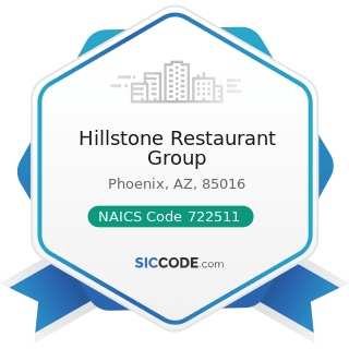 Hillstone Restaurant Group - NAICS Code 722511 - Full-Service Restaurants
