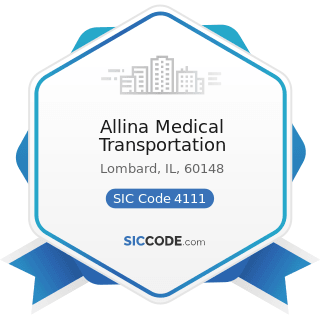 Allina Medical Transportation - SIC Code 4111 - Local and Suburban Transit