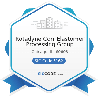 Rotadyne Corr Elastomer Processing Group - SIC Code 5162 - Plastics Materials and Basic Forms...