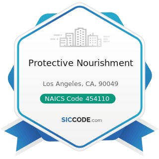 Protective Nourishment - NAICS Code 454110 - Electronic Shopping and Mail-Order Houses