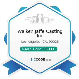 Walken Jaffe Casting Inc - NAICS Code 332111 - Iron and Steel Forging