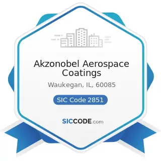 Akzonobel Aerospace Coatings - SIC Code 2851 - Paints, Varnishes, Lacquers, Enamels, and Allied...