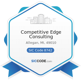 Competitive Edge Consulting - SIC Code 8742 - Management Consulting Services
