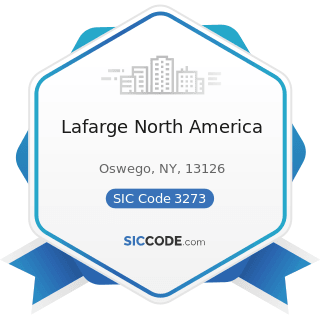 Lafarge North America - SIC Code 3273 - Ready-Mixed Concrete