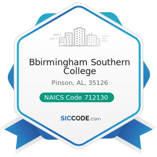Bbirmingham Southern College - NAICS Code 712130 - Zoos and Botanical Gardens