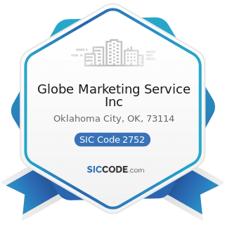 Globe Marketing Service Inc - SIC Code 2752 - Commercial Printing, Lithographic
