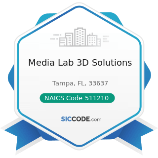 Media Lab 3D Solutions - NAICS Code 511210 - Software Publishers