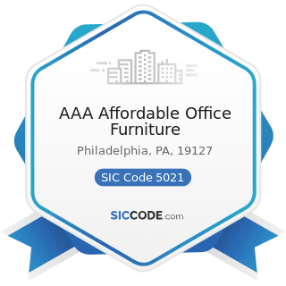 AAA Affordable Office Furniture - SIC Code 5021 - Furniture