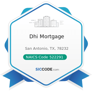 Dhi Mortgage - NAICS Code 522291 - Consumer Lending