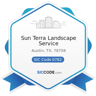 Sun Terra Landscape Service - SIC Code 0782 - Lawn and Garden Services