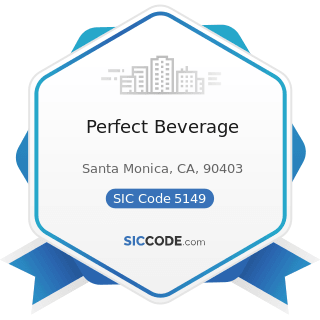 Perfect Beverage - SIC Code 5149 - Groceries and Related Products, Not Elsewhere Classified