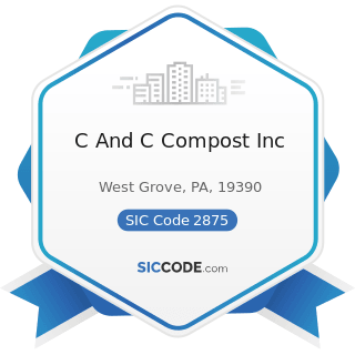 C And C Compost Inc - SIC Code 2875 - Fertilizers, Mixing Only