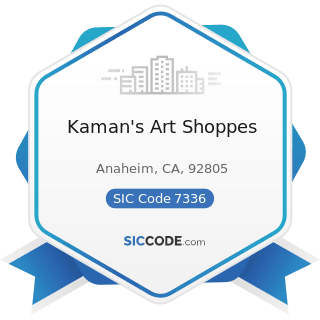 Kaman's Art Shoppes - SIC Code 7336 - Commercial Art and Graphic Design
