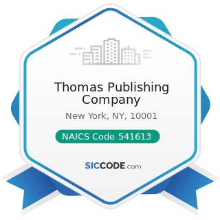Thomas Publishing Company - NAICS Code 541613 - Marketing Consulting Services