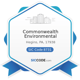 Commonwealth Environmental - SIC Code 8731 - Commercial Physical and Biological Research