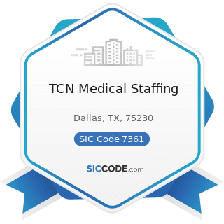 TCN Medical Staffing - SIC Code 7361 - Employment Agencies