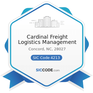 Cardinal Freight Logistics Management - SIC Code 4213 - Trucking, except Local