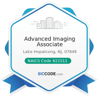 Advanced Imaging Associate - NAICS Code 621511 - Medical Laboratories