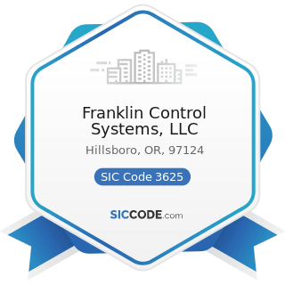 Franklin Control Systems, LLC - SIC Code 3625 - Relays and Industrial Controls