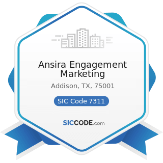 Ansira Engagement Marketing - SIC Code 7311 - Advertising Agencies