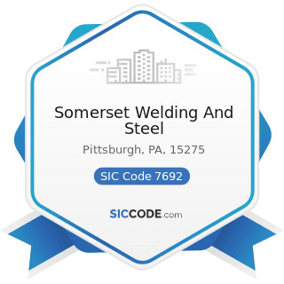 Somerset Welding And Steel - SIC Code 7692 - Welding Repair