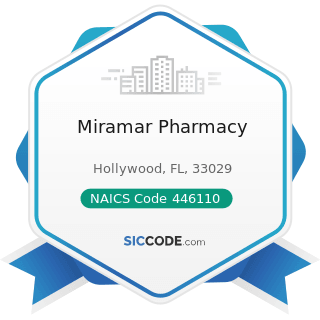 Miramar Pharmacy - NAICS Code 446110 - Pharmacies and Drug Stores