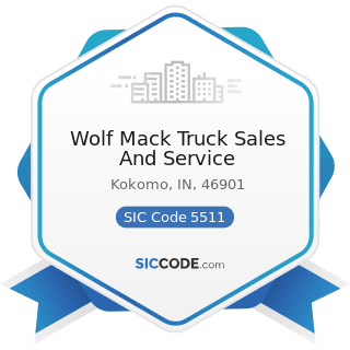 Wolf Mack Truck Sales And Service - SIC Code 5511 - Motor Vehicle Dealers (New and Used)