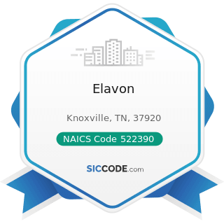 Elavon - NAICS Code 522390 - Other Activities Related to Credit Intermediation
