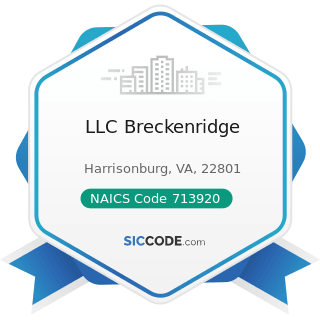 LLC Breckenridge - NAICS Code 713920 - Skiing Facilities