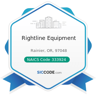 Rightline Equipment - NAICS Code 333924 - Industrial Truck, Tractor, Trailer, and Stacker...