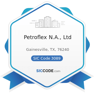 Petroflex N.A., Ltd - SIC Code 3089 - Plastics Products, Not Elsewhere Classified