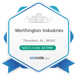 Worthington Industries - NAICS Code 423990 - Other Miscellaneous Durable Goods Merchant...