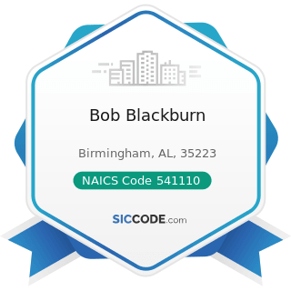 Bob Blackburn - NAICS Code 541110 - Offices of Lawyers