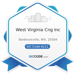 West Virginia Cng Inc - SIC Code 4111 - Local and Suburban Transit