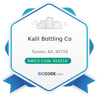 Kalil Bottling Co - NAICS Code 454210 - Vending Machine Operators