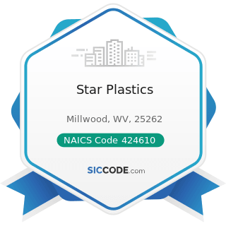 Star Plastics - NAICS Code 424610 - Plastics Materials and Basic Forms and Shapes Merchant...