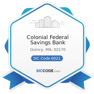 Colonial Federal Savings Bank - SIC Code 6021 - National Commercial Banks