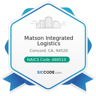 Matson Integrated Logistics - NAICS Code 488510 - Freight Transportation Arrangement