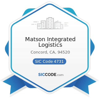 Matson Integrated Logistics - SIC Code 4731 - Arrangement of Transportation of Freight and Cargo