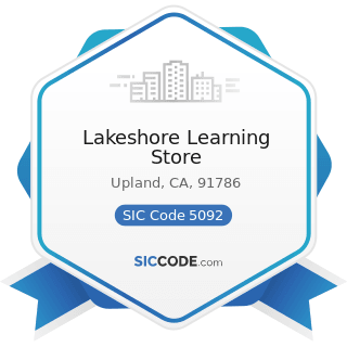 Lakeshore Learning Store - SIC Code 5092 - Toys and Hobby Goods and Supplies
