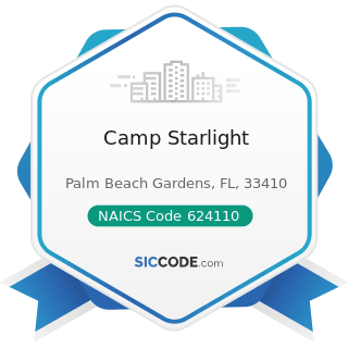 Camp Starlight - NAICS Code 624110 - Child and Youth Services