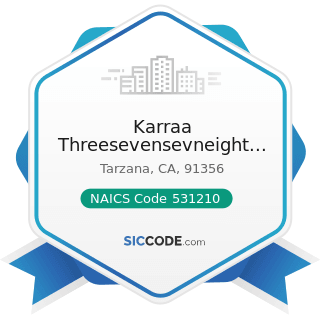 Karraa Threesevensevneight Corbin - NAICS Code 531210 - Offices of Real Estate Agents and Brokers