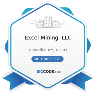 Excel Mining, LLC - SIC Code 1221 - Bituminous Coal and Lignite Surface Mining