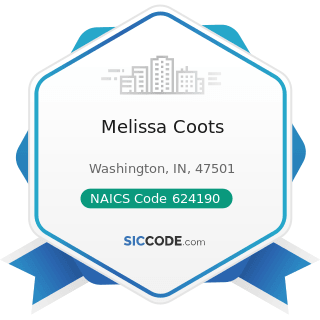 Melissa Coots - NAICS Code 624190 - Other Individual and Family Services