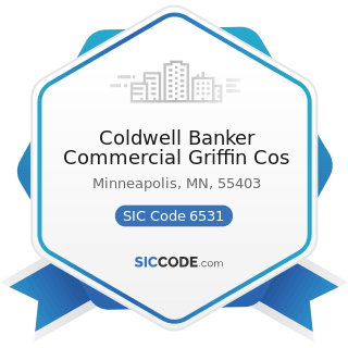 Coldwell Banker Commercial Griffin Cos - SIC Code 6531 - Real Estate Agents and Managers
