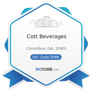 Cott Beverages - SIC Code 2086 - Bottled and Canned Soft Drinks and Carbonated Waters
