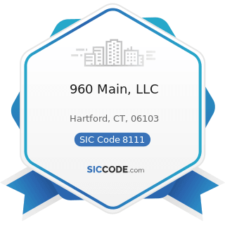960 Main, LLC - SIC Code 8111 - Legal Services
