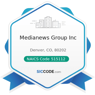 Medianews Group Inc - NAICS Code 515112 - Radio Stations